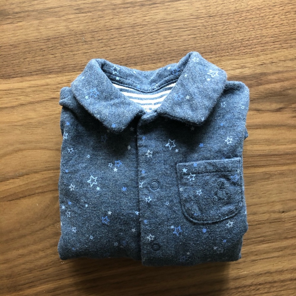 Baby Gap pajamas with feet and built in mittens